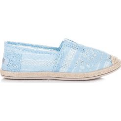 Espadryle damskie: Wsuwane espadryle CASEY odcienie niebieskiego