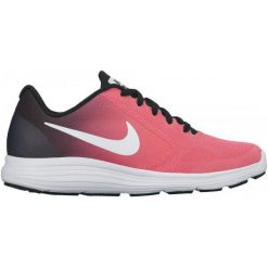 Nike Dziecięce Obuwie Sportowe Girls' Revolution 3 (Gs) Running Shoe Pink 35.5. Różowe buciki niemowlęce dziewczęce marki Nike, z tkaniny. W wyprzedaży za 189,00 zł.