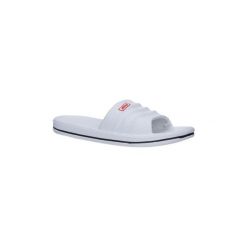 Klapki Casu Białe klapki basenowe J1315. Białe klapki damskie marki Casu, bez wzorów, bez obcasa. Za 19,99 zł.