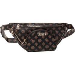 Saszetka nerka GUESS - Utility Vibe (SP) Mini HWSP77 51800 BRO. Pomarańczowe nerki damskie Guess, z aplikacjami, ze skóry ekologicznej, bez dodatków. Za 479,00 zł.