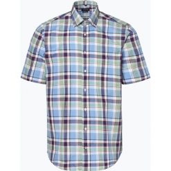 Andrew James - Koszula męska, zielony. Zielone koszule męskie Andrew James, m, bez wzorów, z bawełny, button down, z krótkim rękawem. Za 129,95 zł.