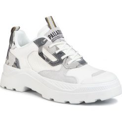 Trapery PALLADIUM - Pallakix 90 Low Camo 76682-975-M Star White/Camo. Białe trapery męskie Palladium, ze skóry, bez zapięcia. Za 539,00 zł.