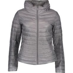 Kurtka w kolorze szarym. Szare kurtki damskie pikowane marki Cashmere & Jackets, s, bez wzorów, bez kaptura. W wyprzedaży za 212,95 zł.