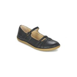 Baleriny Kickers HIBOU. Czarne baleriny damskie marki Kickers, bez wzorów, bez obcasa. Za 351,20 zł.
