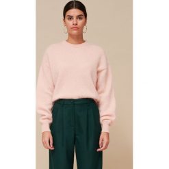 Sweter z moherem i wełną - Różowy. Różowe swetry damskie Reserved, s, bez wzorów, z wełny, bez rękawów, bez kaptura. W wyprzedaży za 199,99 zł.