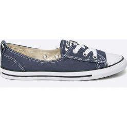 Converse - Tenisówki. Niebieskie tenisówki damskie marki Converse, z materiału. W wyprzedaży za 139,90 zł.