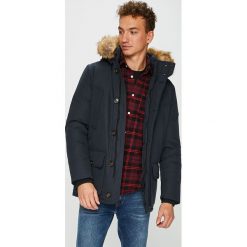 Tommy Hilfiger - Kurtka puchowa. Czarne kurtki męskie bomber TOMMY HILFIGER, l, z bawełny. Za 1599,00 zł.