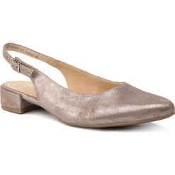 Sandały ARA - 12-33068-05 Taupe. Szare klapki damskie marki ara, bez wzorów, ze skóry, bez obcasa, na obcasie. Za 299,00 zł.
