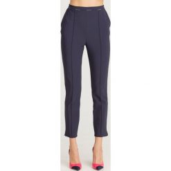 SPODNIE Essentials Elisabetta Franchi. Niebieskie spodnie damskie Elisabetta Franchi, z tkaniny. Za 949,00 zł.