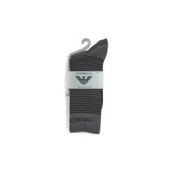 Skarpety Emporio Armani CC114-302302-00044. Szare skarpetki męskie Emporio Armani, bez wzorów. Za 89,00 zł.