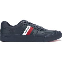 Tommy Hilfiger Tenisówki Niebieski. Niebieskie trampki i tenisówki damskie TOMMY HILFIGER, bez wzorów, z materiału, bez zapięcia. Za 462,95 zł.