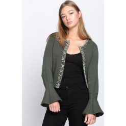 Zielony Kardigan Sugar Affair. Zielone swetry damskie marki Born2be, xl, bez wzorów. Za 84,99 zł.