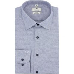 Koszula winberg 2484 długi rękaw slim fit niebieski. Niebieskie koszule męskie Recman, m, bez wzorów, bez kołnierzyka, z długim rękawem. Za 169,00 zł.