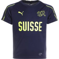 Puma SCHWEIZ Koszulka reprezentacji peacoat. Niebieskie t-shirty damskie Puma, z poliesteru. Za 149,00 zł.