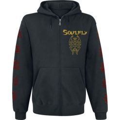 Soulfly Ritual Bluza z kapturem rozpinana czarny. Brązowe bluzy męskie rozpinane marki Black Premium by EMP, xxl, z kapturem. Za 184,90 zł.