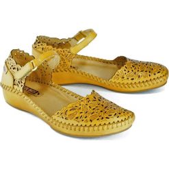 PIKOLINOS P.VALLARTA 655-0906 honey, sandały damskie. Sandały damskie Pikolinos, bez wzorów, ze skóry, bez obcasa, bez zapięcia. Za 429,90 zł.