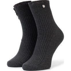 Skarpety Wysokie Damskie TWINSET - Calzino 192TA4325 Grigio Medio 0082M. Szare skarpetki damskie Twinset, bez wzorów, z elastanu. W wyprzedaży za 199,00 zł.