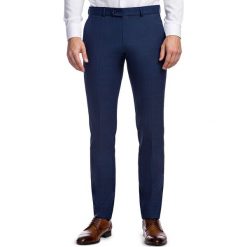 Spodnie LEONARDO GDGS900235. Spodnie garniturowe męskie Giacomo Conti, s, bez wzorów, z wełny, eleganckie. Za 699,00 zł.