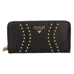 Guess Portfel Damski Czarny. Czarne portfele damskie marki Guess, z aplikacjami. Za 479,00 zł.