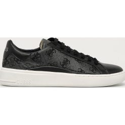 Guess Jeans - Buty. Czarne sneakersy męskie Guess Jeans, z jeansu, na sznurówki. Za 519,90 zł.