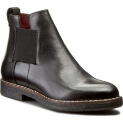 Botki NESSI - 862/N Czarny 14. Czarne buty zimowe damskie marki Nessi, z materiału, na obcasie. W wyprzedaży za 229,00 zł.