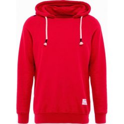 Bluzy męskie: The Editor STAR STITCH HOODIE Bluza z kapturem red