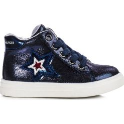 Tommy Hilfiger tenisówki dziewczęce T1A4-30788-1013800 29 niebieskie. Niebieskie trampki dziewczęce TOMMY HILFIGER, bez wzorów, na zamek. Za 299,00 zł.