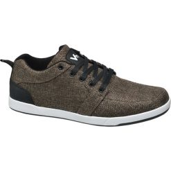 Sneakersy męskie Vty brązowe. Pomarańczowe sneakersy męskie marki Vty, bez zapięcia. Za 99,90 zł.