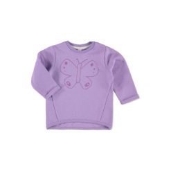 Esprit Girl Bluza Butterfly lila - fioletowy. Fioletowe bluzy niemowlęce marki Esprit, z bawełny, z długim rękawem, długie. Za 59,00 zł.