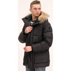 Kurtka puchowa Hetregó Lincoln 8H485M 19W008. Czarne kurtki męskie Hetregò, m, bez wzorów, z puchu, bez kaptura. W wyprzedaży za 1149,00 zł.