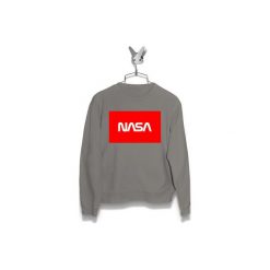 Bluza NASA czerwone Męska. Czarne bluzy męskie Failfake, xxl, bez wzorów, bez kołnierzyka, bez rękawów, bez kaptura. Za 170,00 zł.