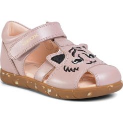Sandały GEOX - B S.Alul G.C B021YC 00044 C8007 S Dk Rose. Różowe sandały dziewczęce Geox, ze skóry, bez zapięcia. Za 259,00 zł.
