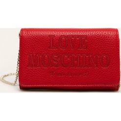 Love Moschino - Portfel. Czerwone portfele damskie Love Moschino, w paski, ze skóry ekologicznej. W wyprzedaży za 339,90 zł.