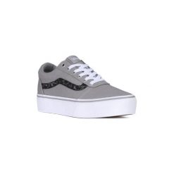 Buty Vans WARD PLATFORM. Szare trampki męskie marki Vans, bez wzorów, bez zapięcia. Za 326,88 zł.
