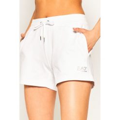 Szorty sportowe EA7 Emporio Armani 3HTS54 TJ31Z 1100. Białe spodenki sportowe damskie EA7 Emporio Armani, l, bez wzorów, z elastanu, sportowe. Za 349,00 zł.