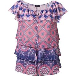 Desigual Damska bluzka Blus Khan Marino 19SWBW82 5001 (rozmiar M). Bluzki damskie Desigual, m, bez wzorów, bez kołnierzyka, bez rękawów. W wyprzedaży za 135,00 zł.