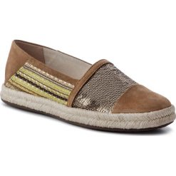 Espadryle GEOX - D Modesty B D9229B 021DS C2DE3 Curry/Pistachio. Pomarańczowe espadryle damskie Geox, ze skóry. W wyprzedaży za 339,00 zł.