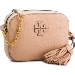 Torebka TORY BURCH - Mcgraw Camera 50584 Devon Sand 288. Brązowe torebki klasyczne damskie Tory Burch, bez wzorów, ze skóry, wizytowe, bez dodatków. Za 1259,00 zł.