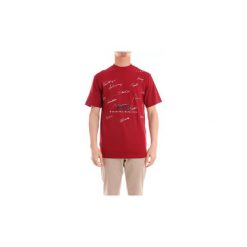 T-shirty z krótkim rękawem Napapijri N0YI9D. Czerwone t-shirty męskie Napapijri, s, bez wzorów, bez kołnierzyka, krótkie. Za 265,07 zł.
