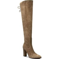 Buty zimowe damskie: Muszkieterki OLEKSY – 356/454 Brązowy