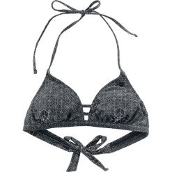 Stroje dwuczęściowe damskie: Bench Triangle Top AOP Bikini – góra czarny