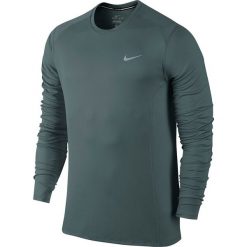 Nike Koszulka męska DF Miler LS khaki r. L ( 683570 392). Brązowe koszulki sportowe męskie Nike, l. Za 147,00 zł.
