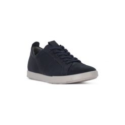Buty Ecco COLLIN 2.0. Niebieskie trampki męskie ecco, bez wzorów, bez zapięcia. Za 347,90 zł.