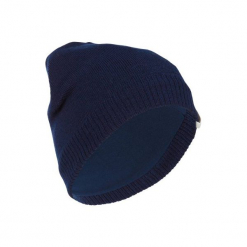 Czapka narciarska PURE. Niebieskie czapki damskie WED'ZE, z elastanu. Za 29,99 zł.