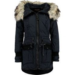 Khujo RETROBUGS Płaszcz zimowy navy. Niebieskie płaszcze damskie marki khujo, na zimę, s, z bawełny. W wyprzedaży za 395,45 zł.