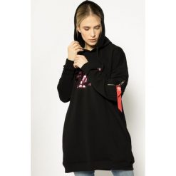 Bluza Alpha Industries Big A Hoody Wmn 126055. Czarne bluzy damskie Alpha Industries, m, bez wzorów, z bawełny, bez rękawów, bez kaptura. W wyprzedaży za 299,00 zł.