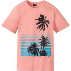 T-shirty męskie: T-shirt Slim Fit bonprix jasny koralowy