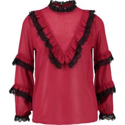 Bluzki asymetryczne: Navy London AUDREY Bluzka red