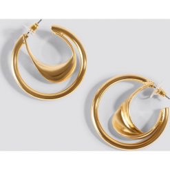 MANGO Kolczyki Gales - Gold. Szare kolczyki damskie Mango. Za 52,95 zł.