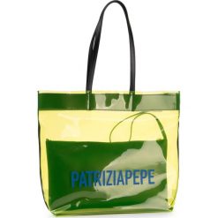 Torebka PATRIZIA PEPE - 2V9045/A3LD-Y355 Fluo Yellow. Zielone torebki klasyczne damskie Patrizia Pepe, bez wzorów, z tworzywa sztucznego, klasyczne, bez dodatków. W wyprzedaży za 469,00 zł.